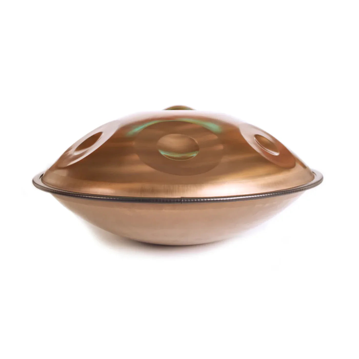 Stainless steel E Major handpan by Ethereal Pans