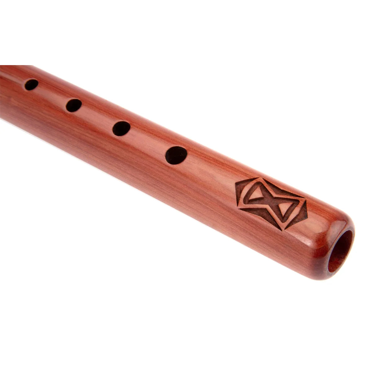 High Spirits Kestrel Signature High D flute mouthpiece and carved bird block