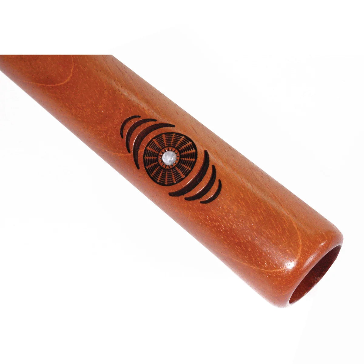High Spirits 432Hz Earth Tone Bass Key of D Flute - Spanish cedar close up 
