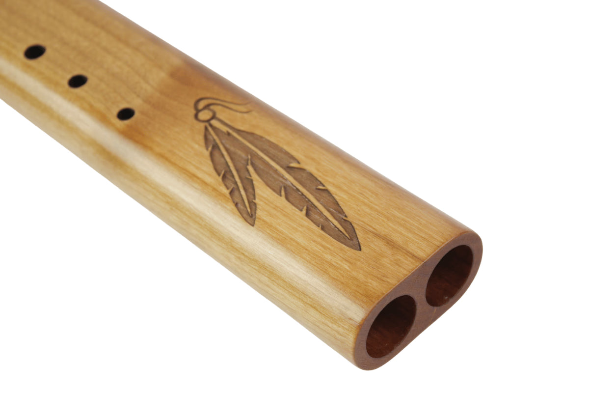 High Spirits Double Nova Flute - F# Alder wood son of drum