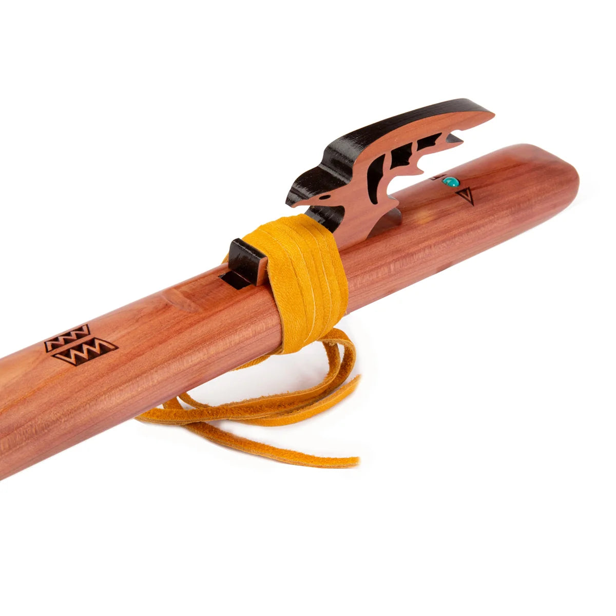 High Spirits Red Tail Hawk G Flute - Aromatic Cedar with turquoise inlays - Australia