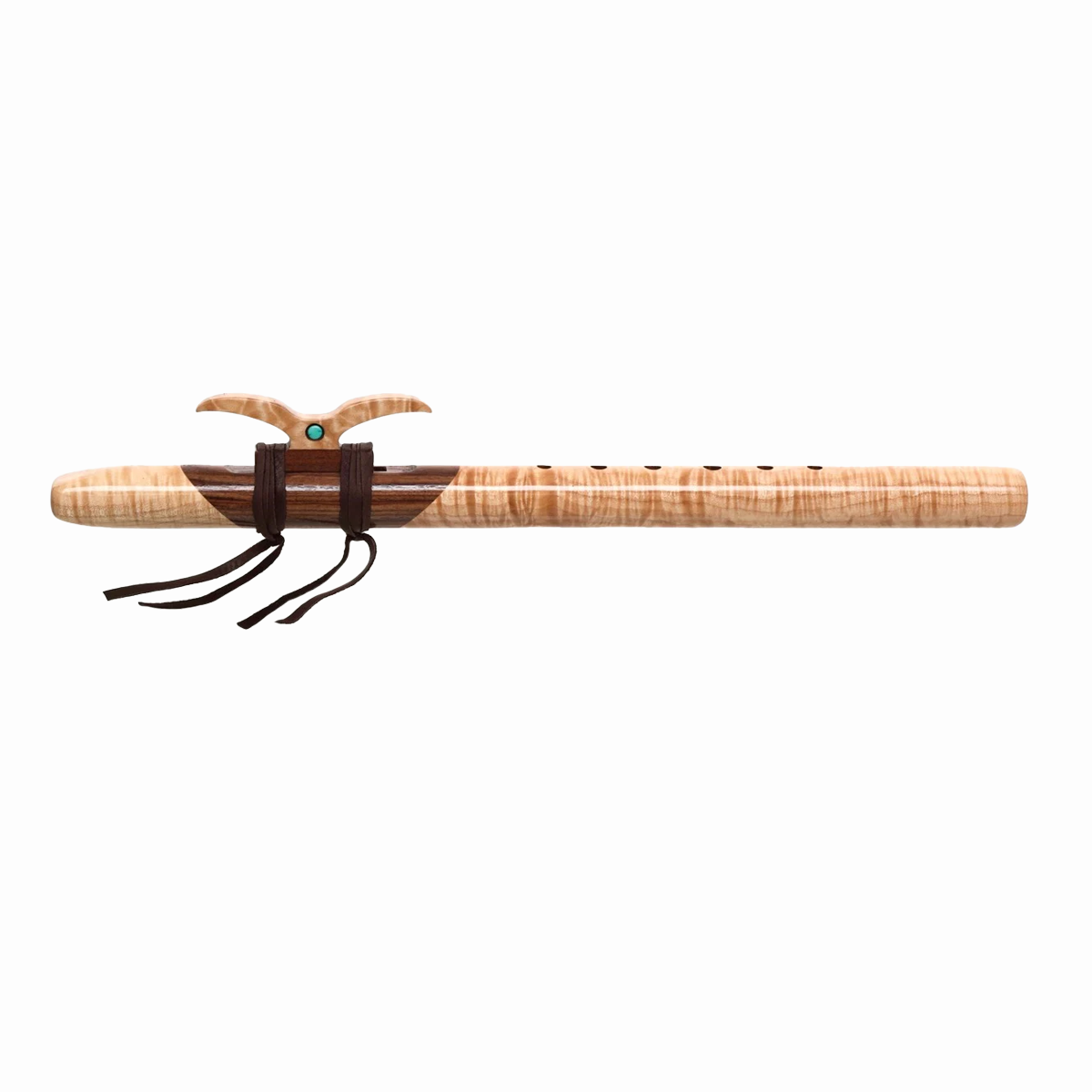 High Spirits Signature Nature's Art Flute in Quilted Maple - Key of A 