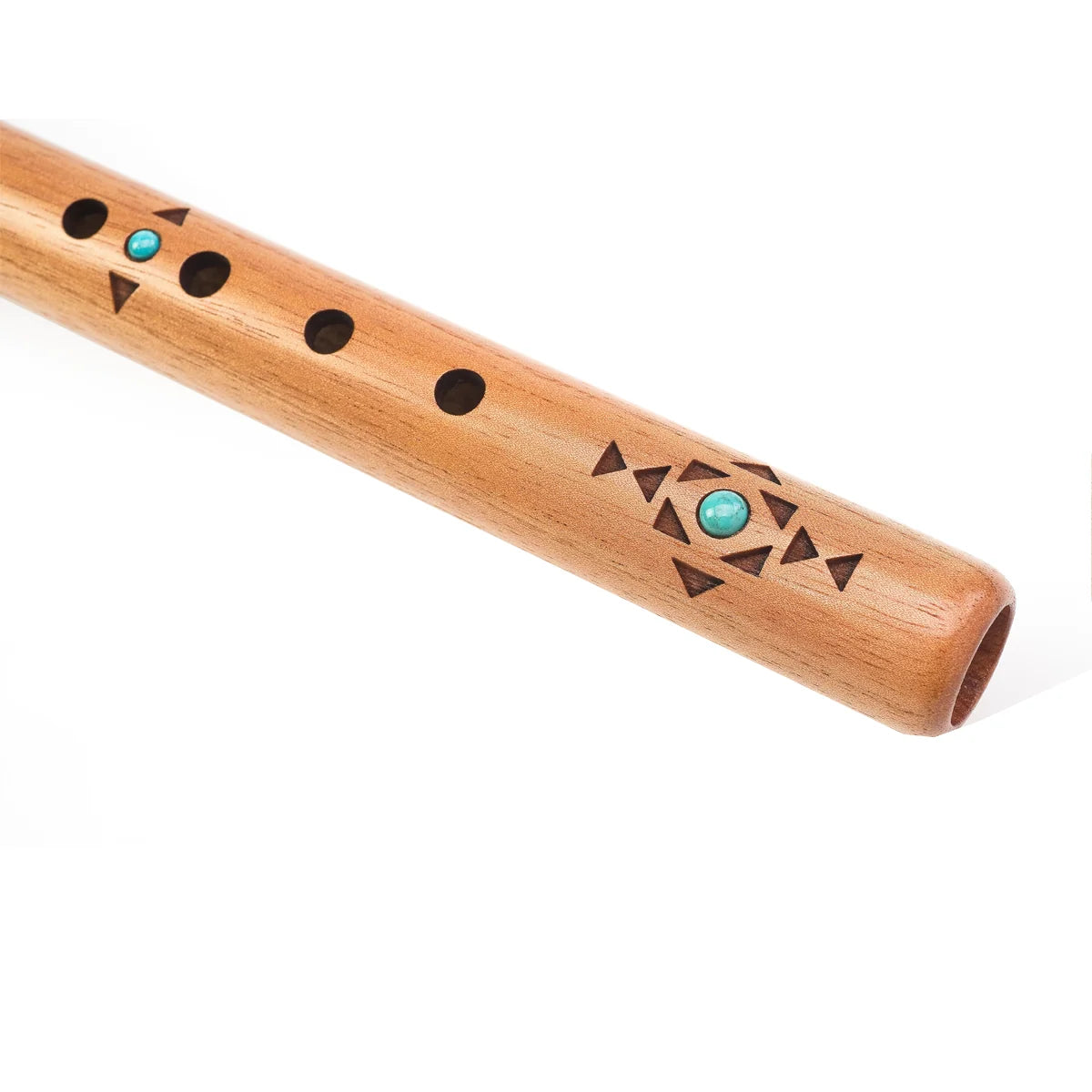 High Spirits Sparrow Hawk A Flute - Spanish cedar with turquoise inlays 