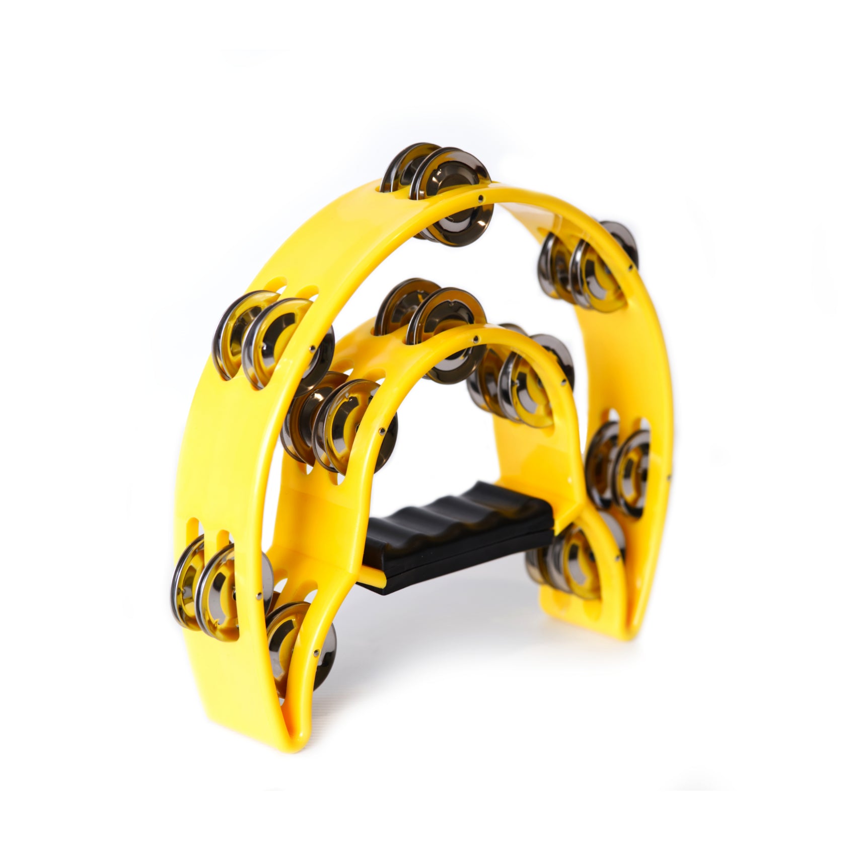 Mano Cutaway Tambourine Double yellow australia