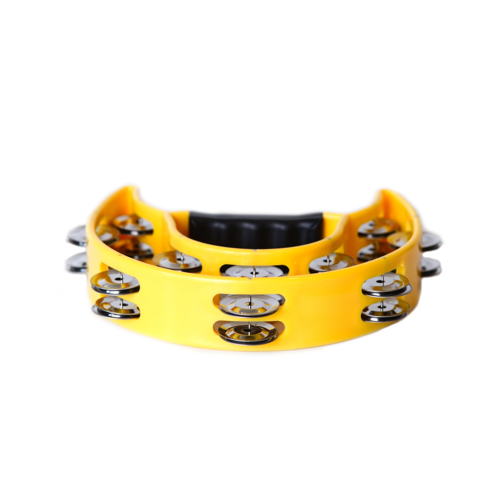 Mano Cutaway Tambourine Double yellow son of drum 