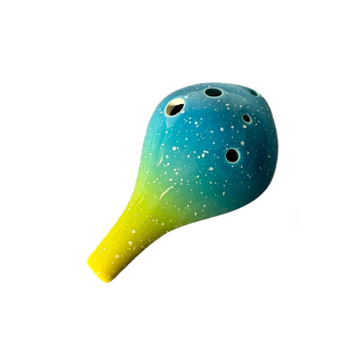 Ocarina 6 Hole C-Tone - Yellow blue
