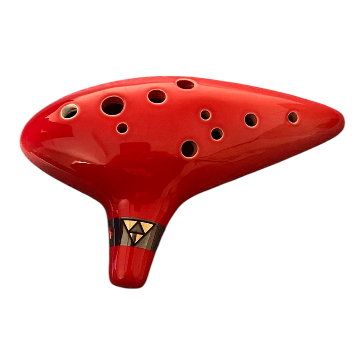Ocarina Alto 12 Hole Red