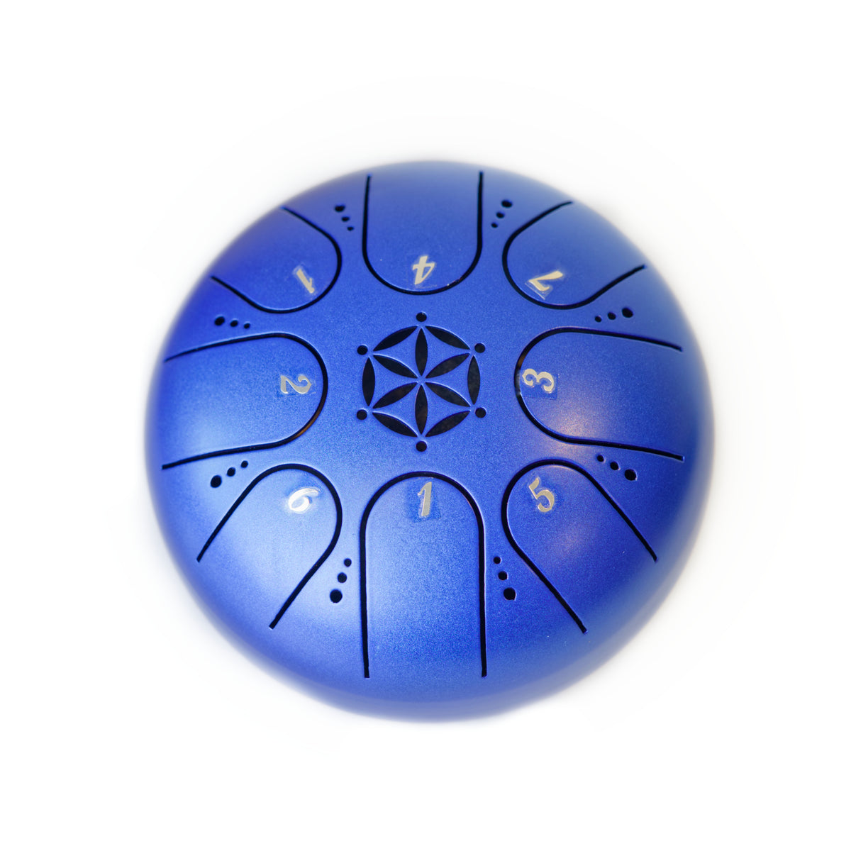 SWP 13cm steel tongue drum in C Major with beaters and carry bag