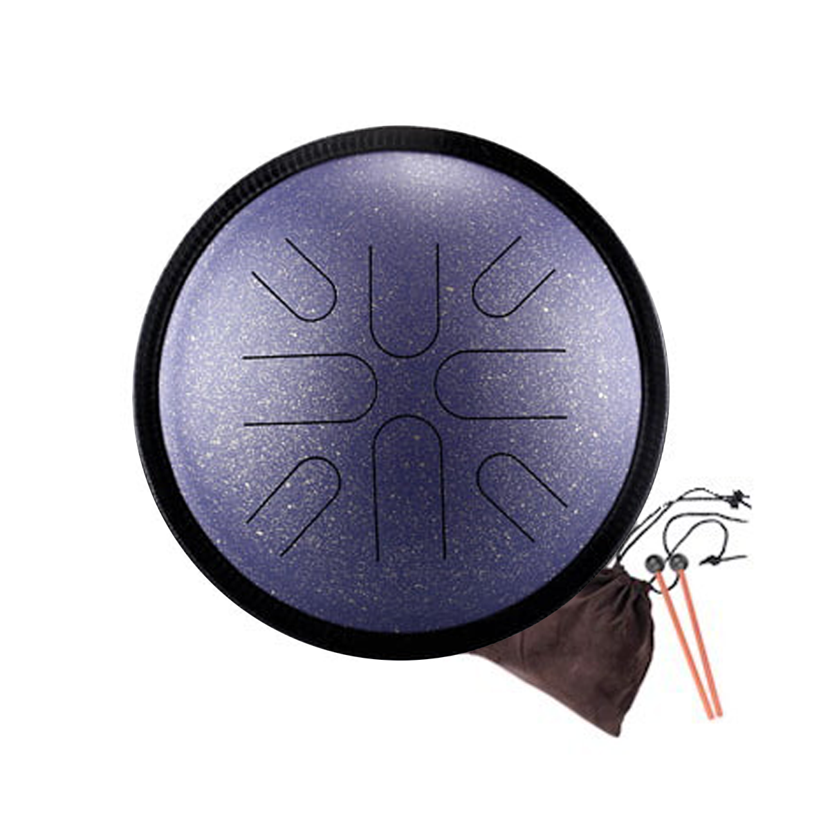 SWP Tongue Drum 8 Note 10" Akebono Purple Australia