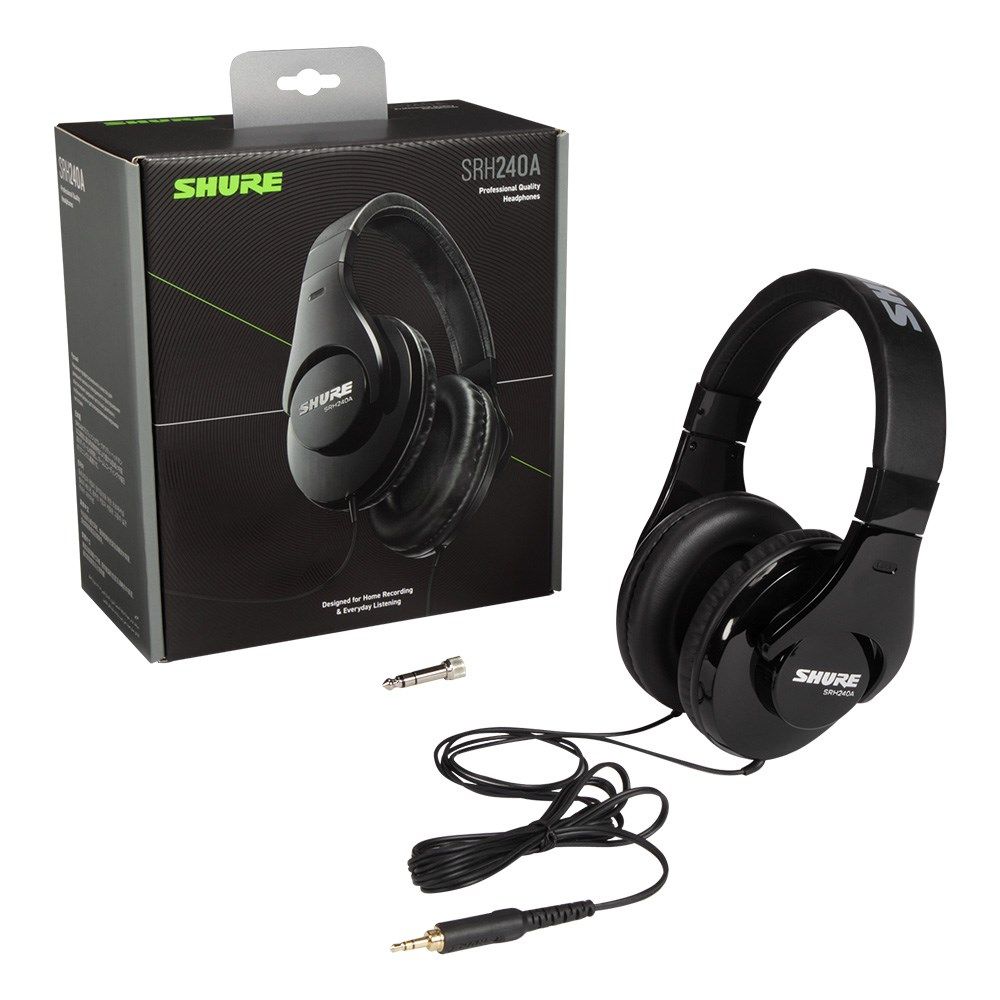 Shure Dynamic Headphones SRH240A Son of Drum