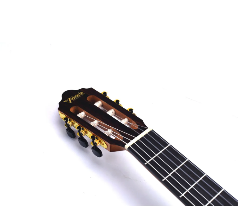 Valencia 300 Series natural finish classical guitar front view