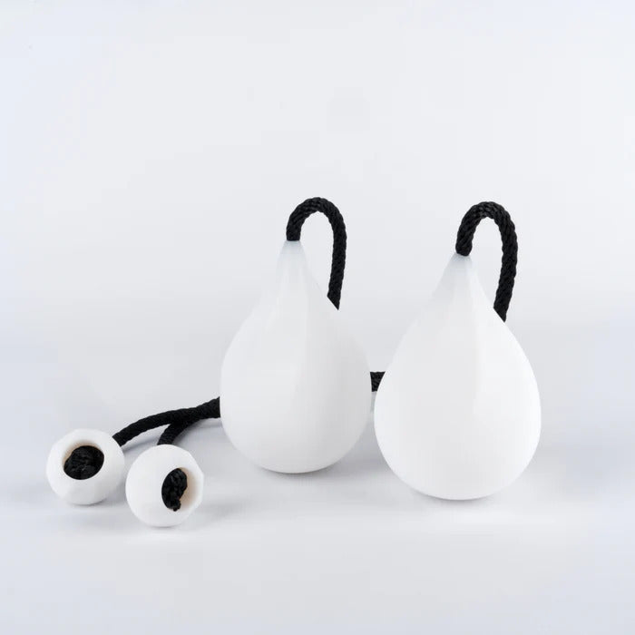 Lumi PRO Rechargable LED Glow Poi Balls V3 - Droplet Shape