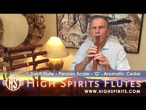 How to play High Spirits Flute - Spirit Flute Persian Scale 'G' Aromatic Cedar video