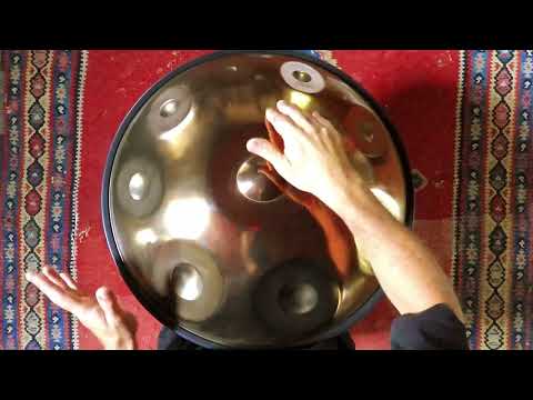 Ethereal Pans F Pygmy 9-note handpan Video