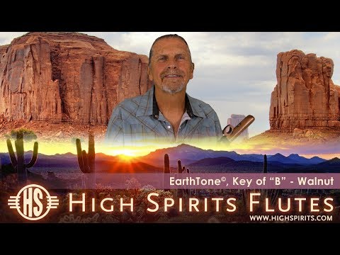 High Spirits 432Hz Earth Tone Key of High B - Walnut (demo video)