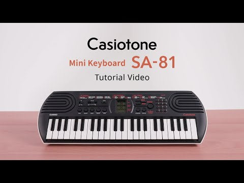 How to play - Casio SA-81 Mini Electric Keyboard