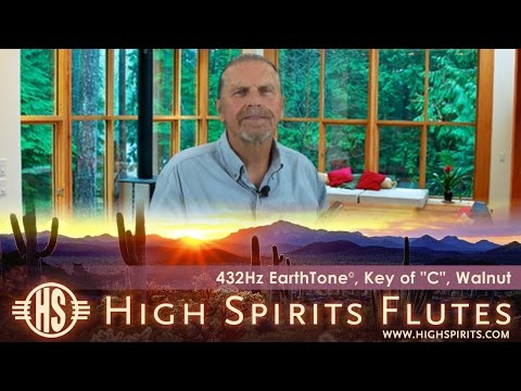 High Spirits 432Hz Earth Tone Key of C - Walnut (How to play video)