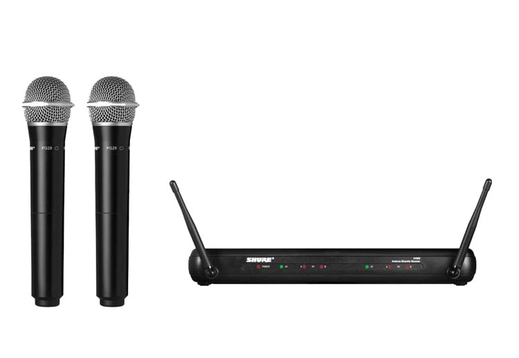 Shure Dual Wireless Microphone System  SVX288PG28 
