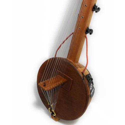 Umaji Creations 16-String Acoustic Electric Double Harp