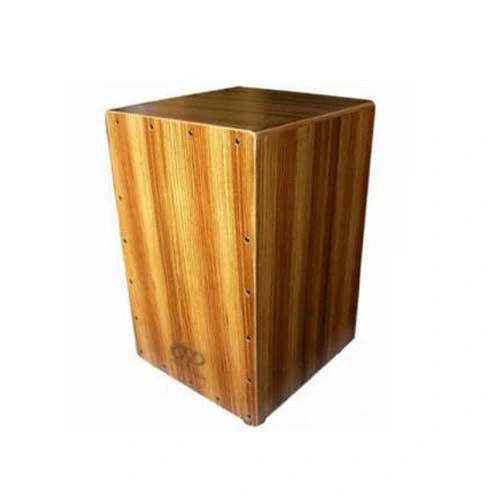 Opus Percussion Wooden Cajon - zebrawood